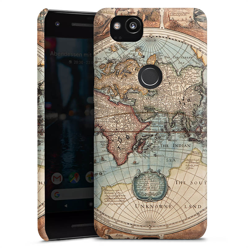 Mappa del mondo vintage