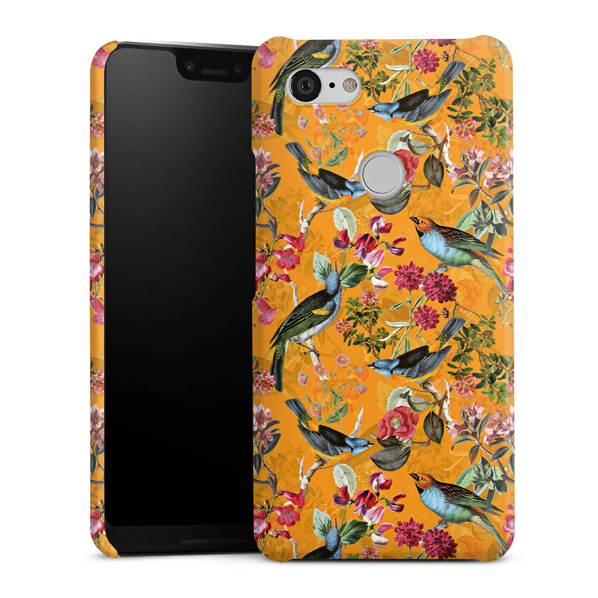 Vogels Bloemen Behang
