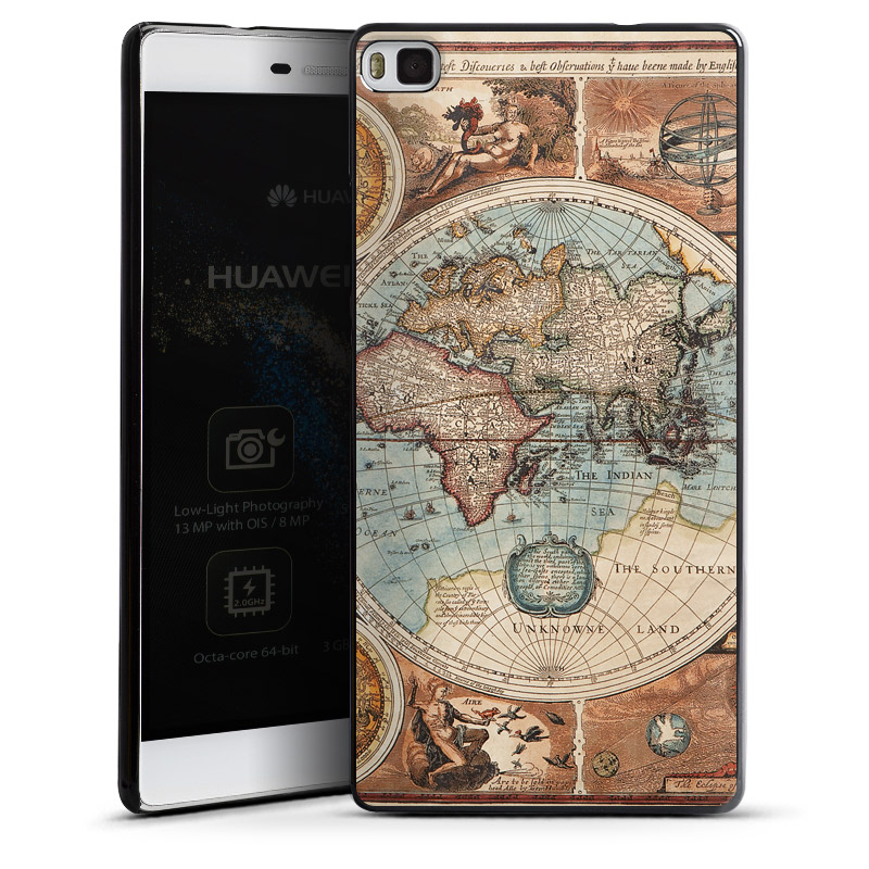 Mappa del mondo vintage