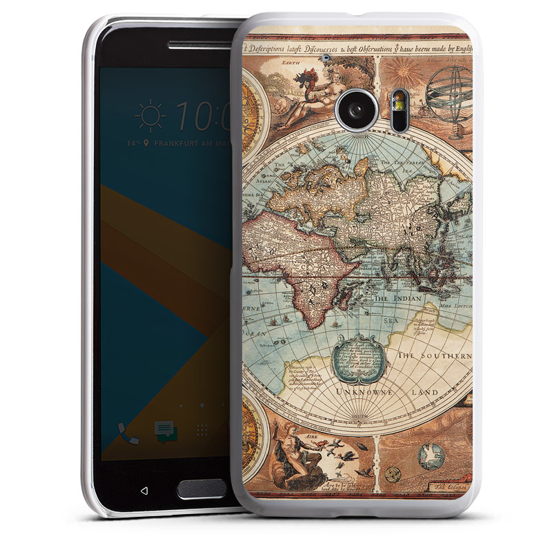 Mappa del mondo vintage