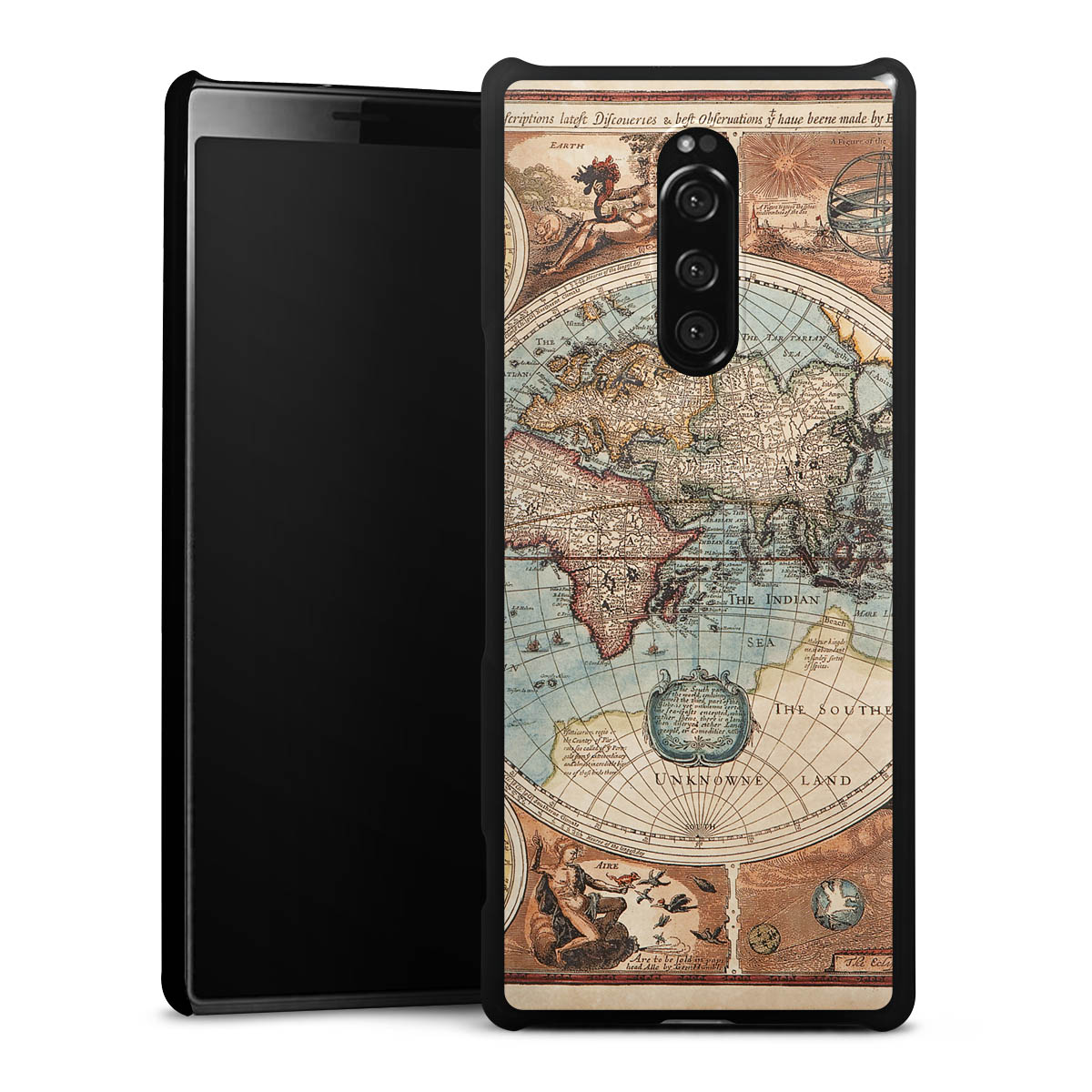 Mappa del mondo vintage