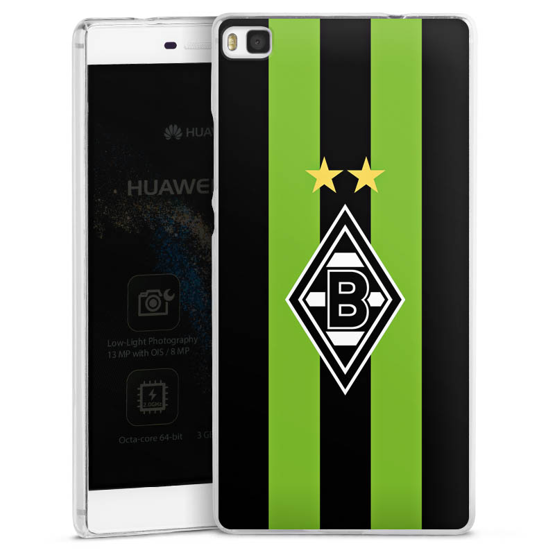 Borussia Grunge Grun Weiss Schwarz Fur Hard Case Transparent Fur Huawei P8 Von Deindesign