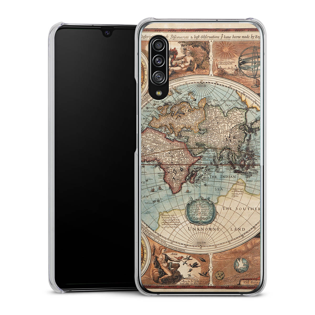 Mappa del mondo vintage