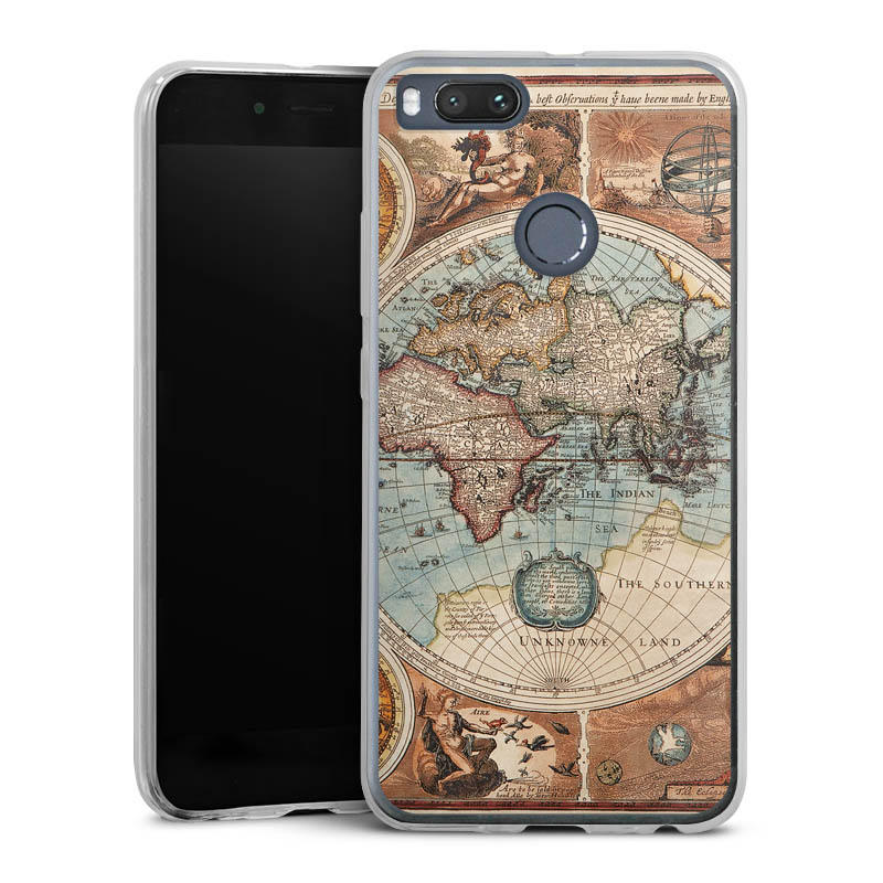 Mappa del mondo vintage