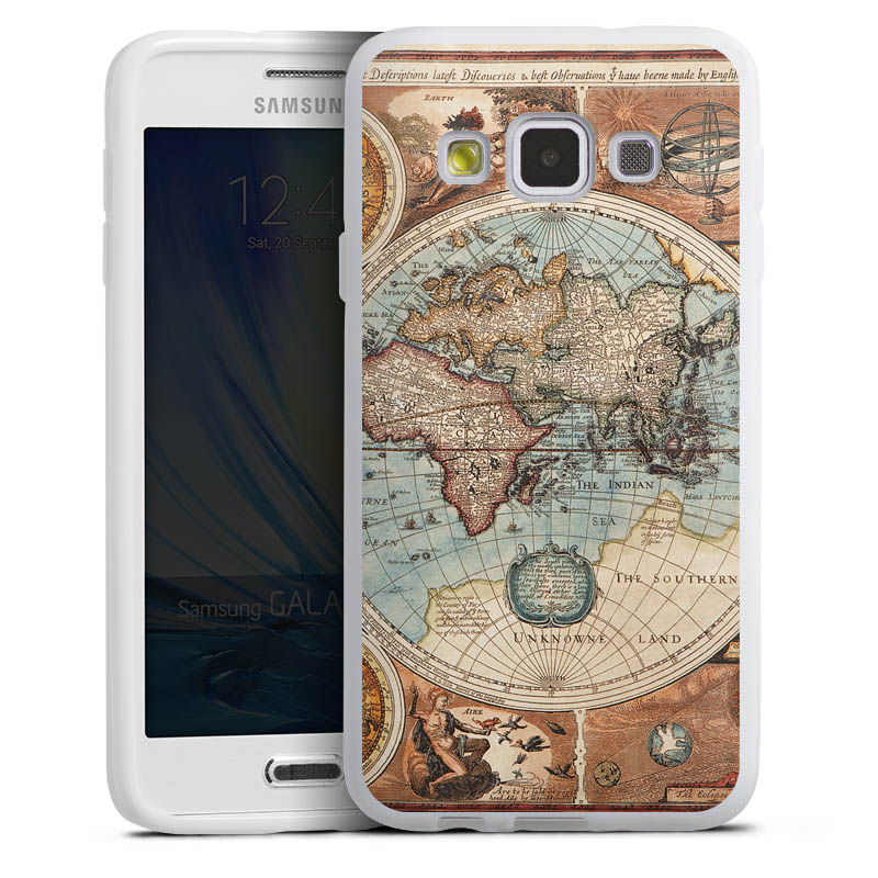 Mappa del mondo vintage