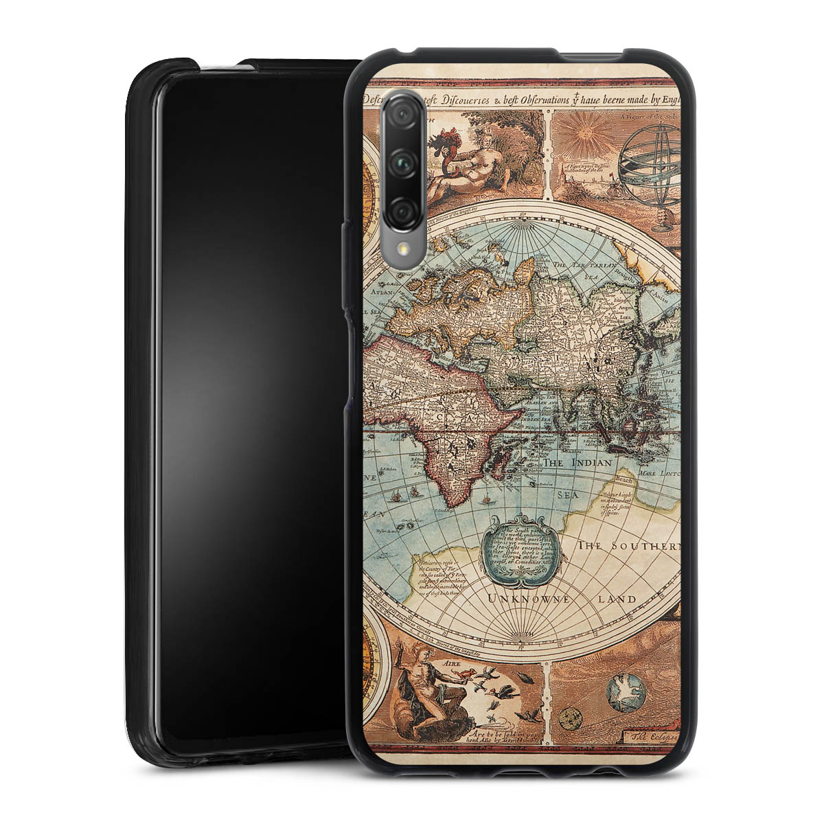 Mappa del mondo vintage