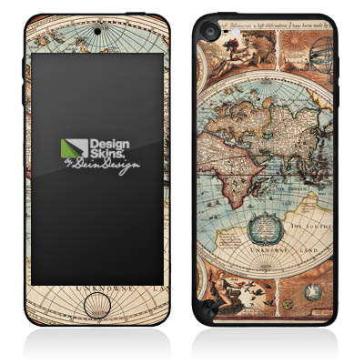 Mappa del mondo vintage