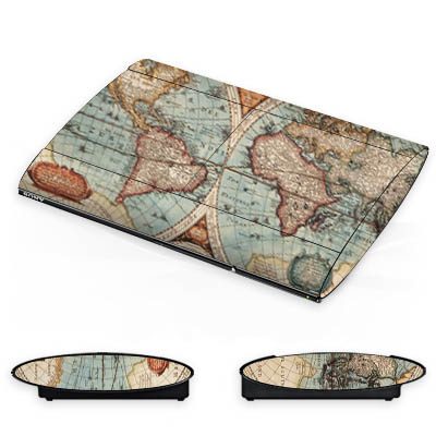 Mappa del mondo vintage