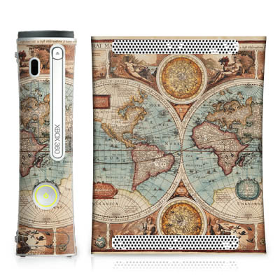 Mappa del mondo vintage