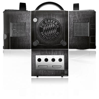 Metalllook FCB Logo einfarbig