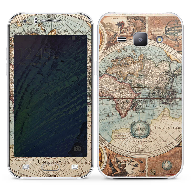 Mappa del mondo vintage