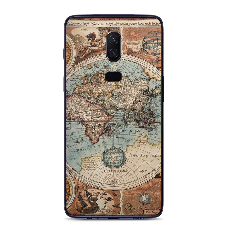 Mappa del mondo vintage
