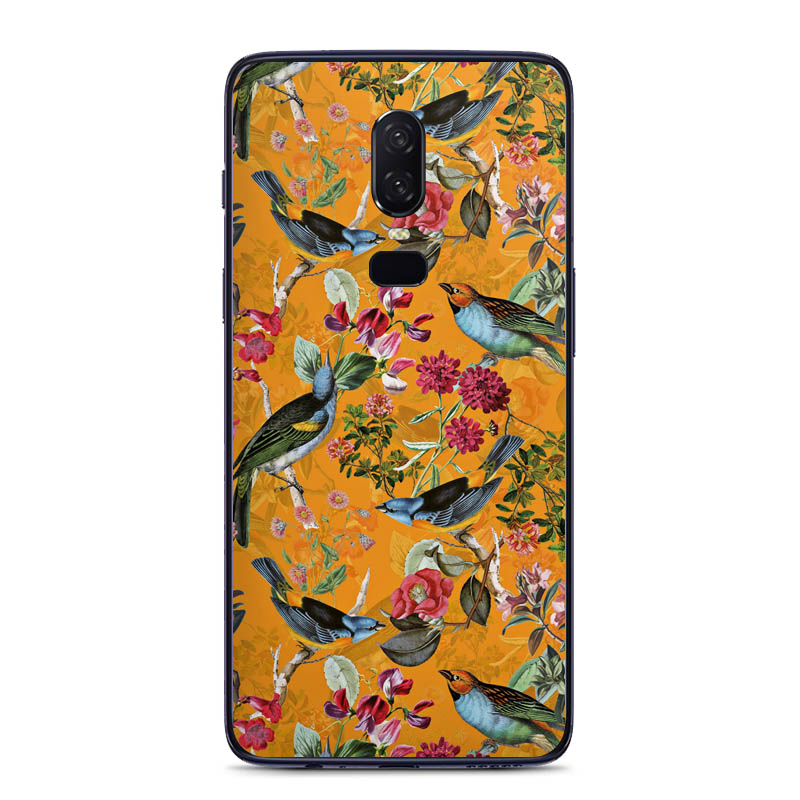 Vogels Bloemen Behang