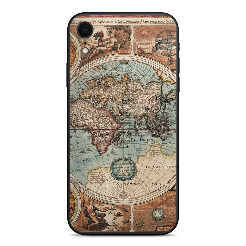 Mappa del mondo vintage