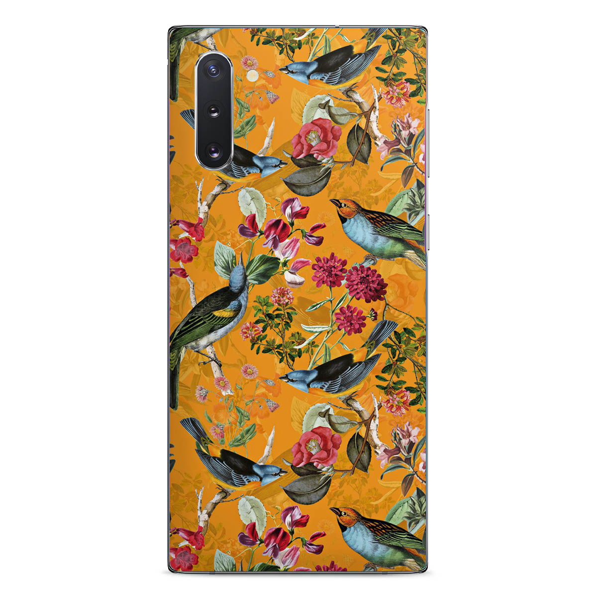 Vogels Bloemen Behang