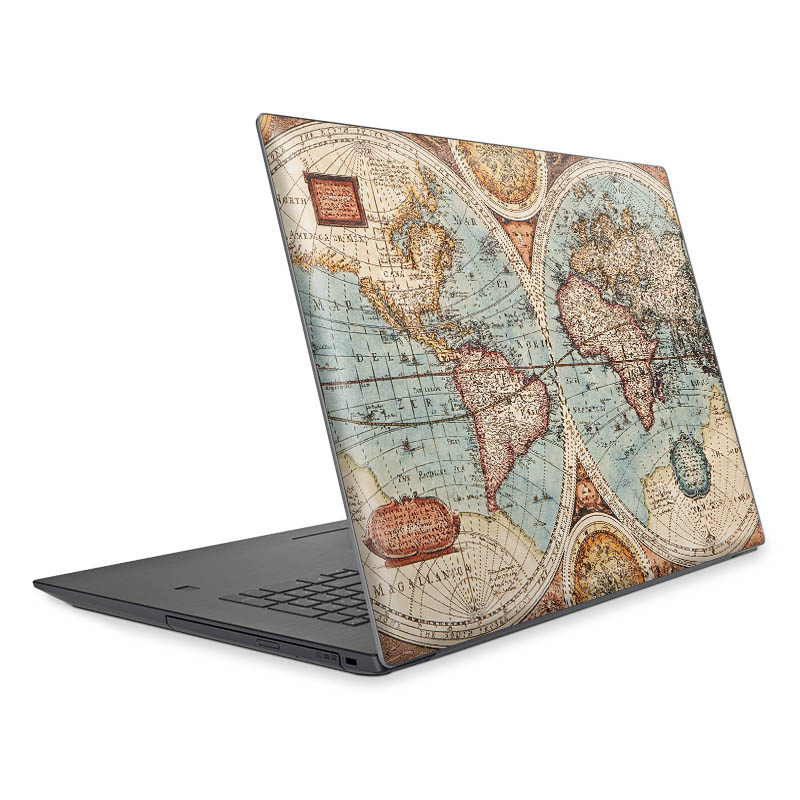 Mappa del mondo vintage