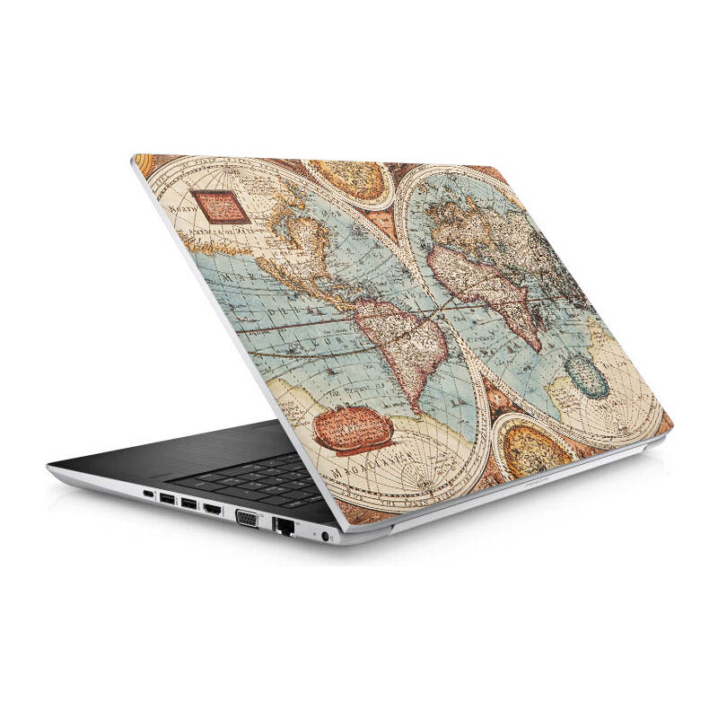 Mappa del mondo vintage