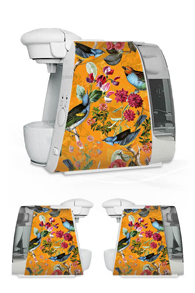  Sfondo di fiori di uccelli