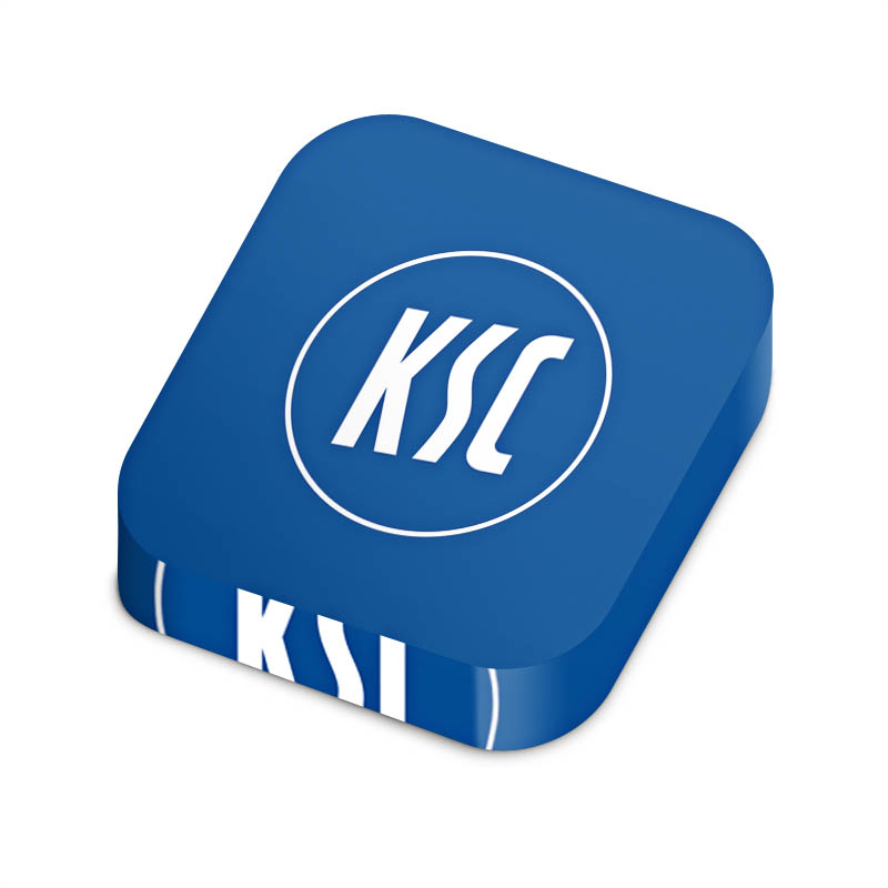 KSC Logo auf Blau
