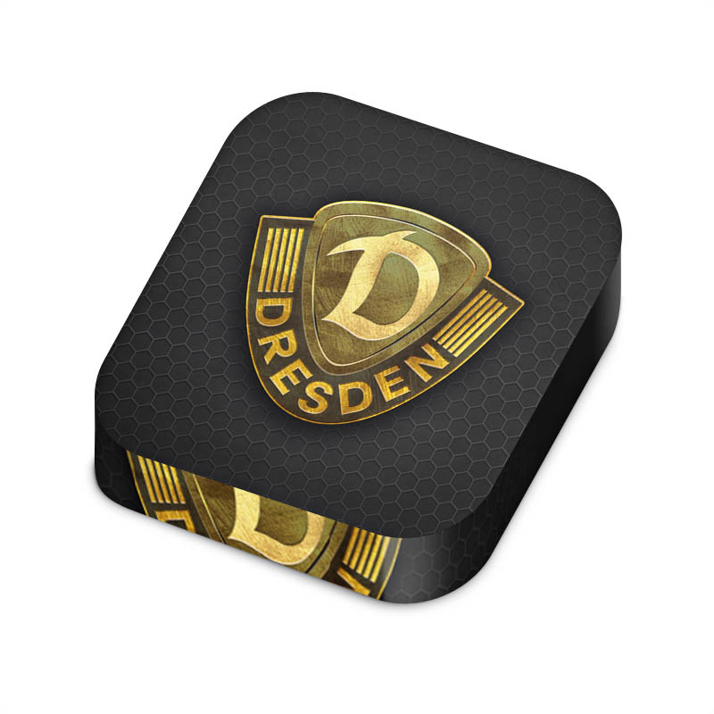 Goldenes Logo Look Dynamo Dresden