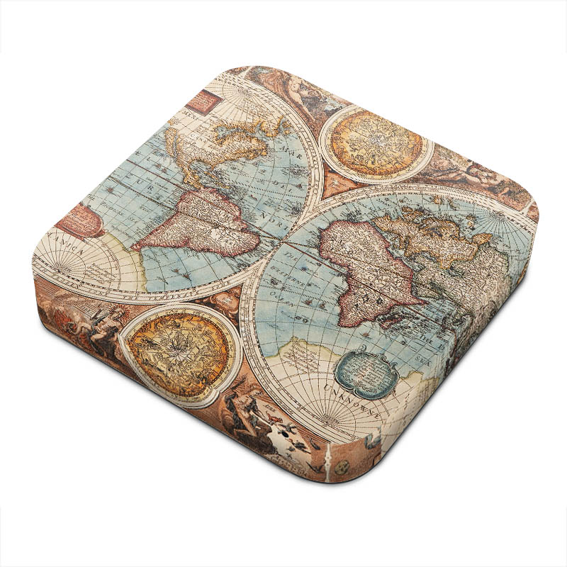 Mappa del mondo vintage