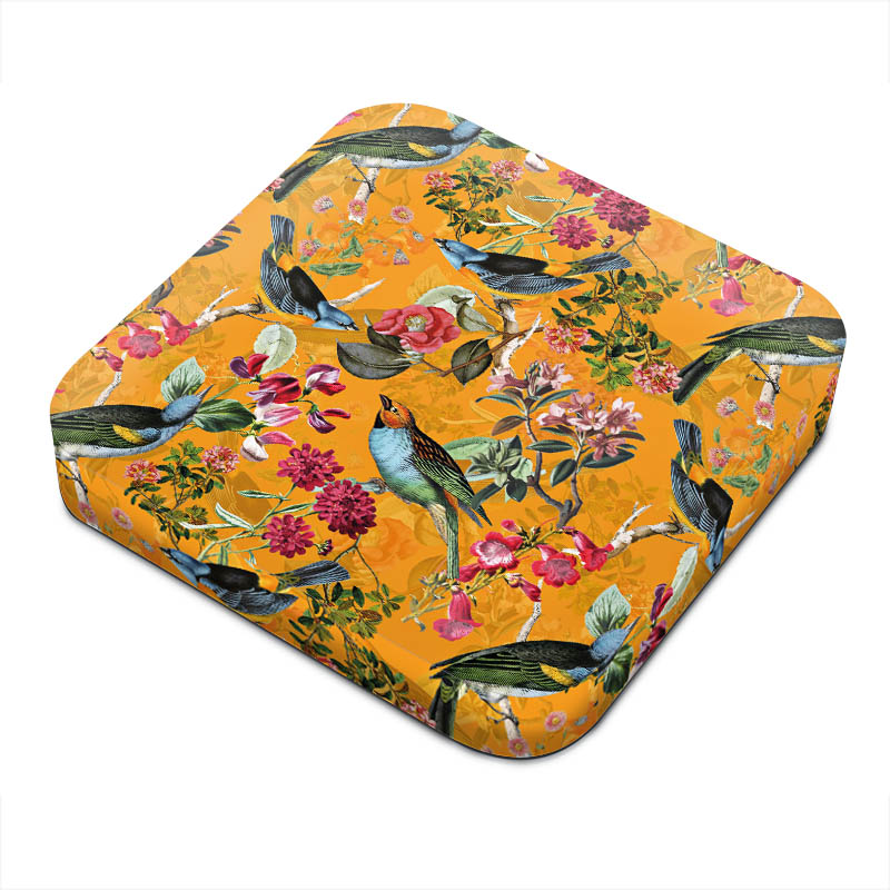  Sfondo di fiori di uccelli