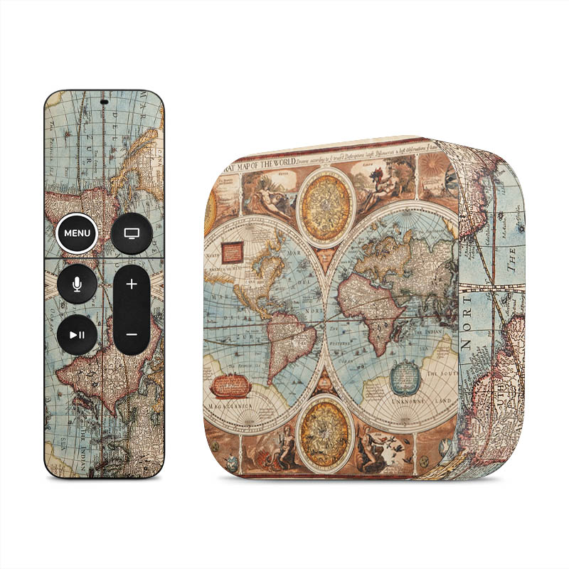 Mappa del mondo vintage