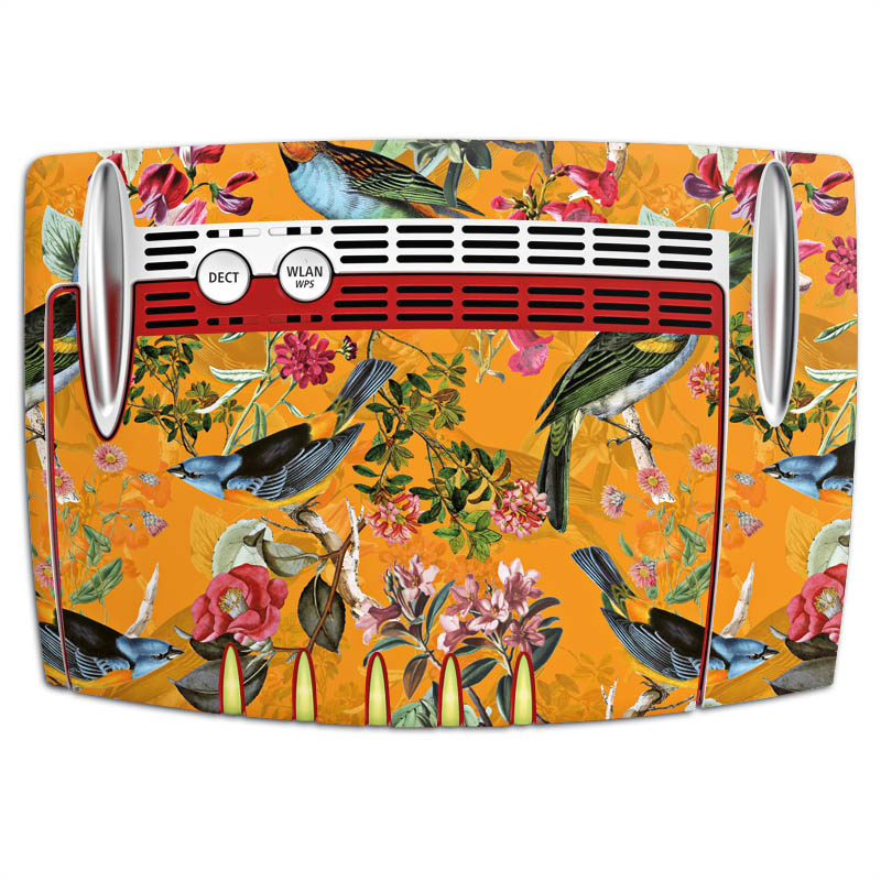 Vogels Bloemen Behang