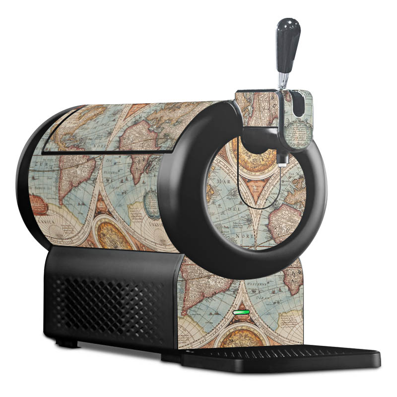 Mappa del mondo vintage