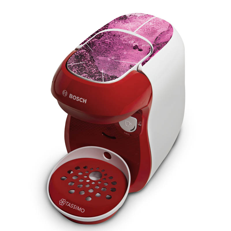 Pink Glitter Marble 2