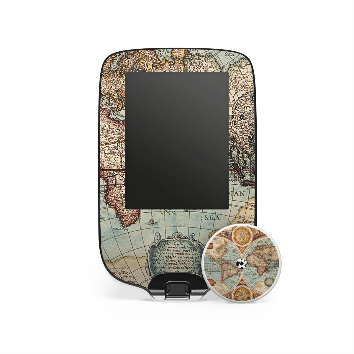 Mappa del mondo vintage