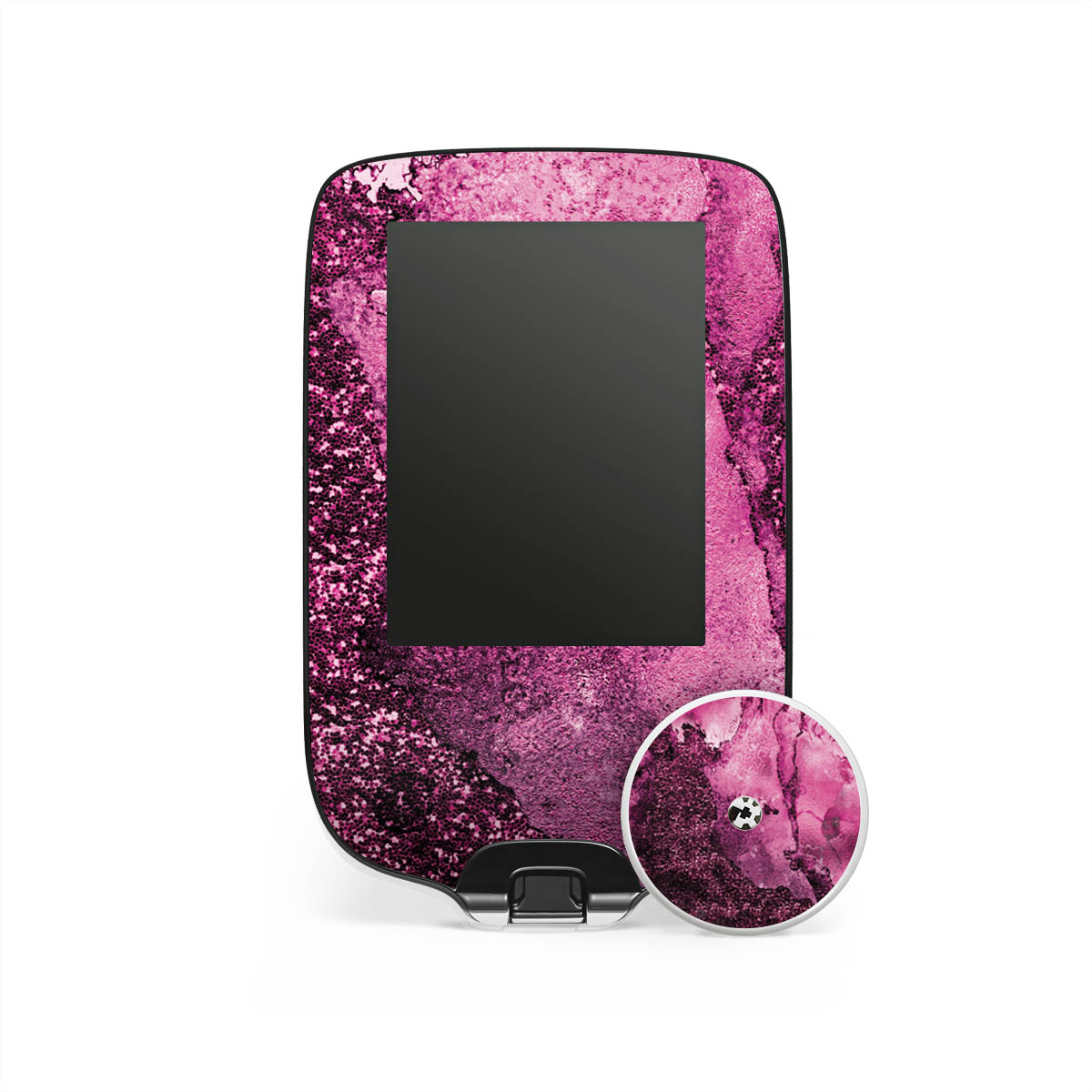 Pink Glitter Marble 2