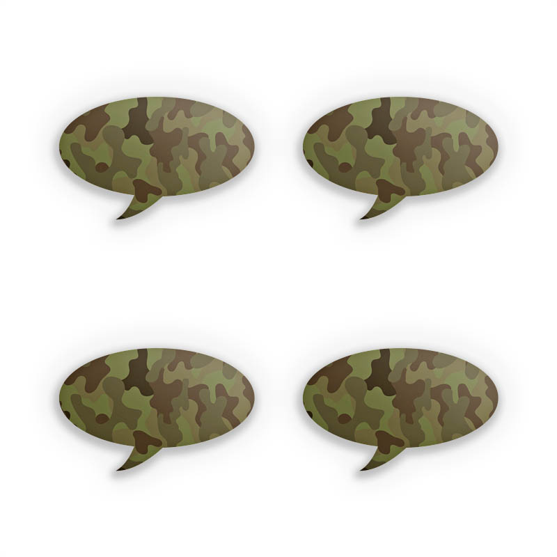 Militär Denim Camo