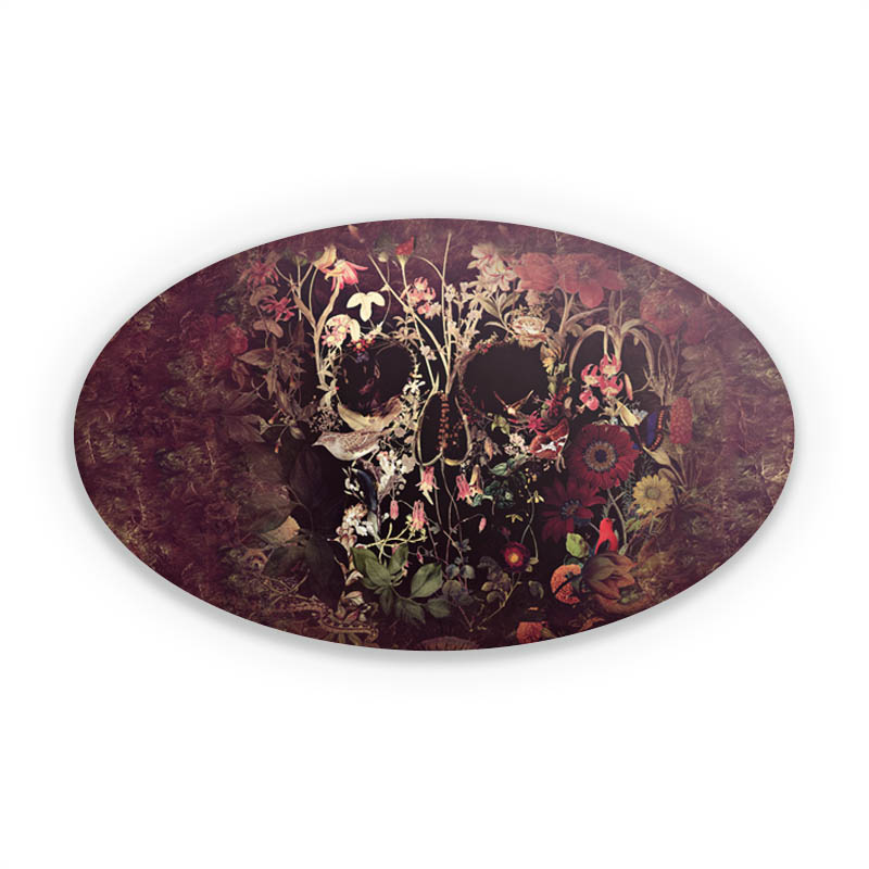 Crâne Fleurs Mortes