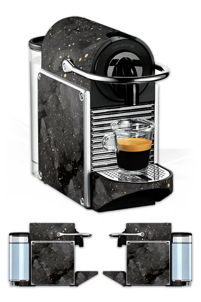 Marmo Nero Oro Look Scintillante