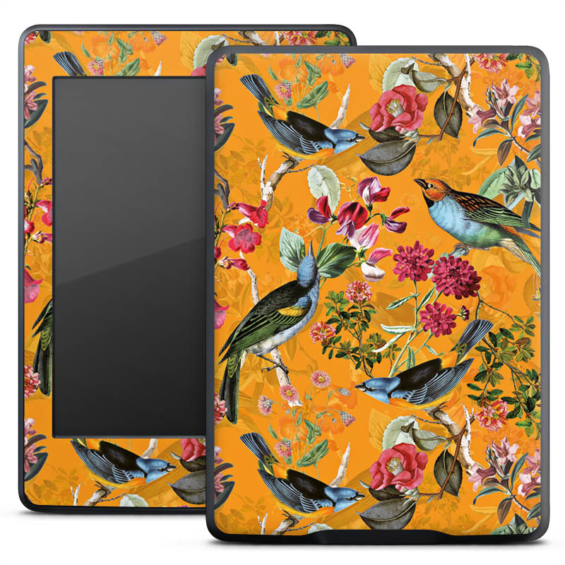 Vogels Bloemen Behang