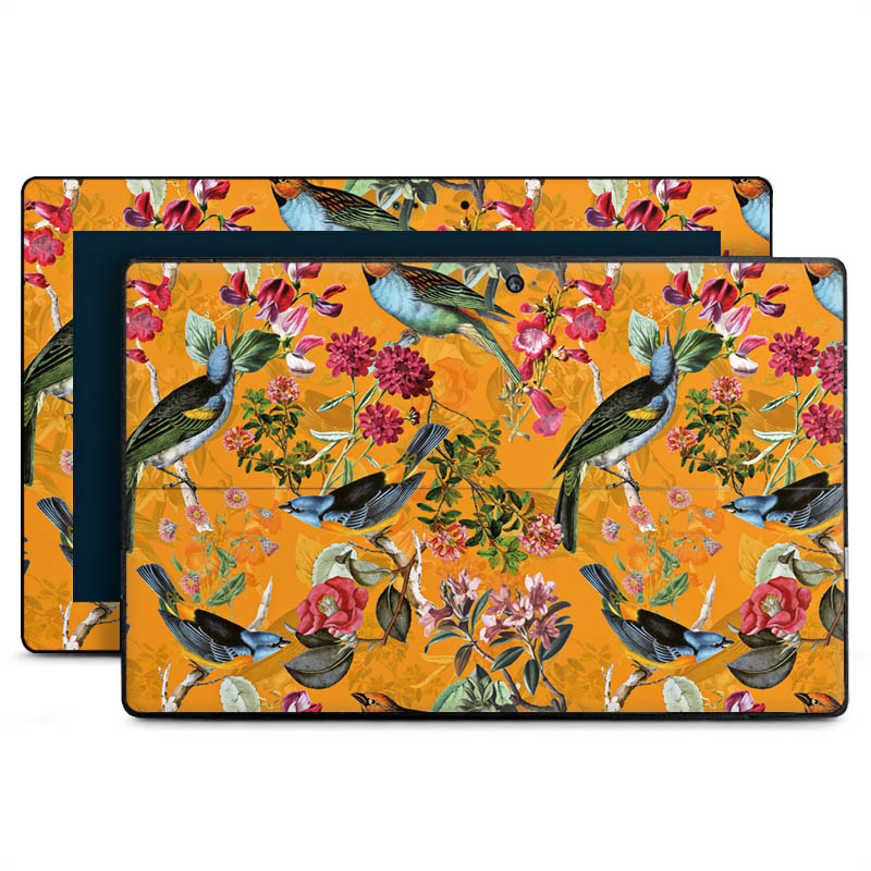 Vogels Bloemen Behang