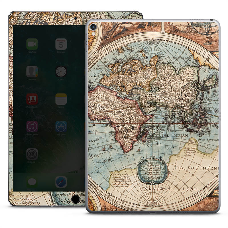 Mappa del mondo vintage