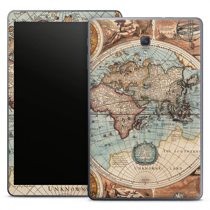 Mappa del mondo vintage