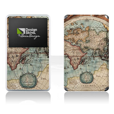 Mappa del mondo vintage