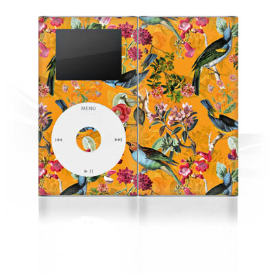 Vogels Bloemen Behang