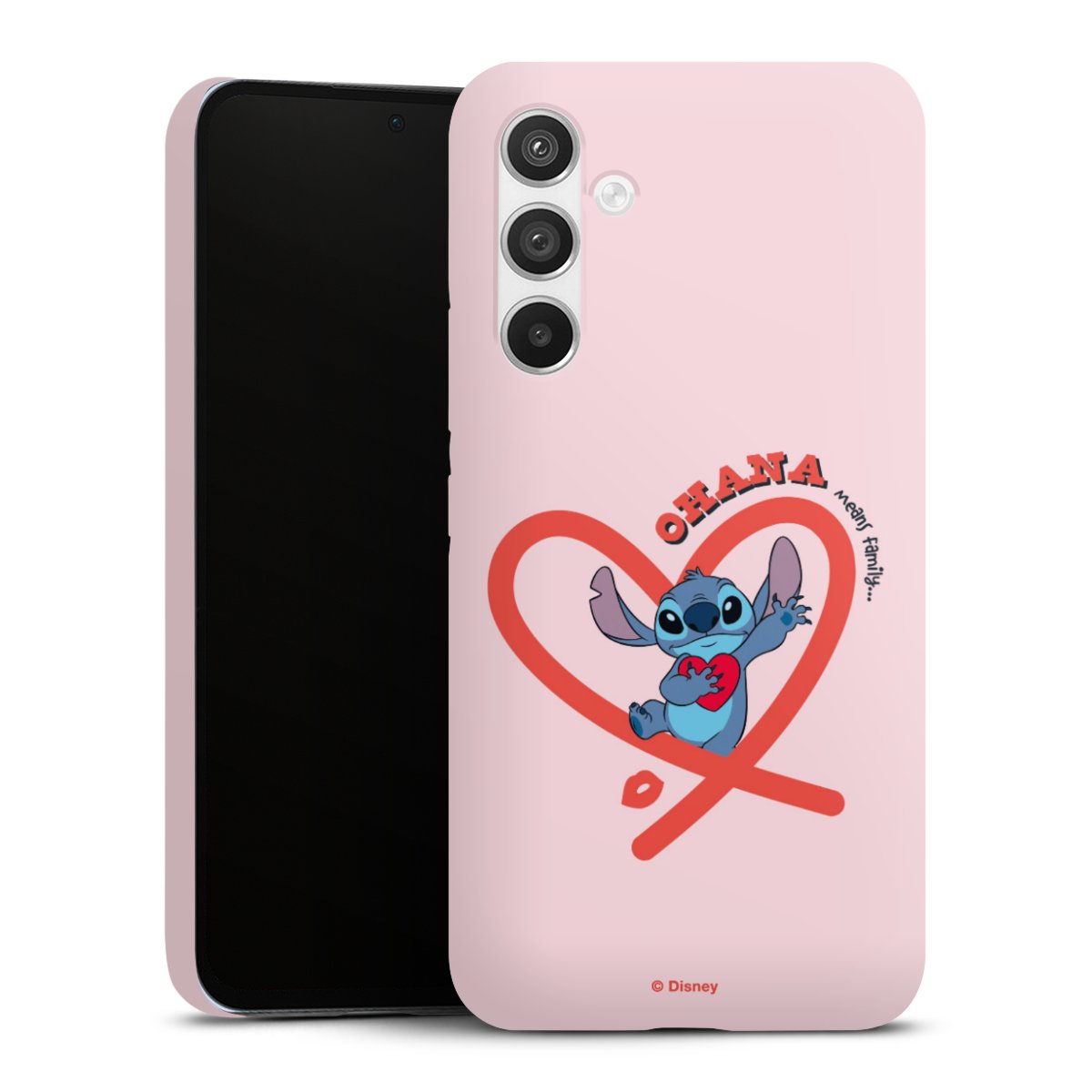 Stitch Ohana Pink Heart