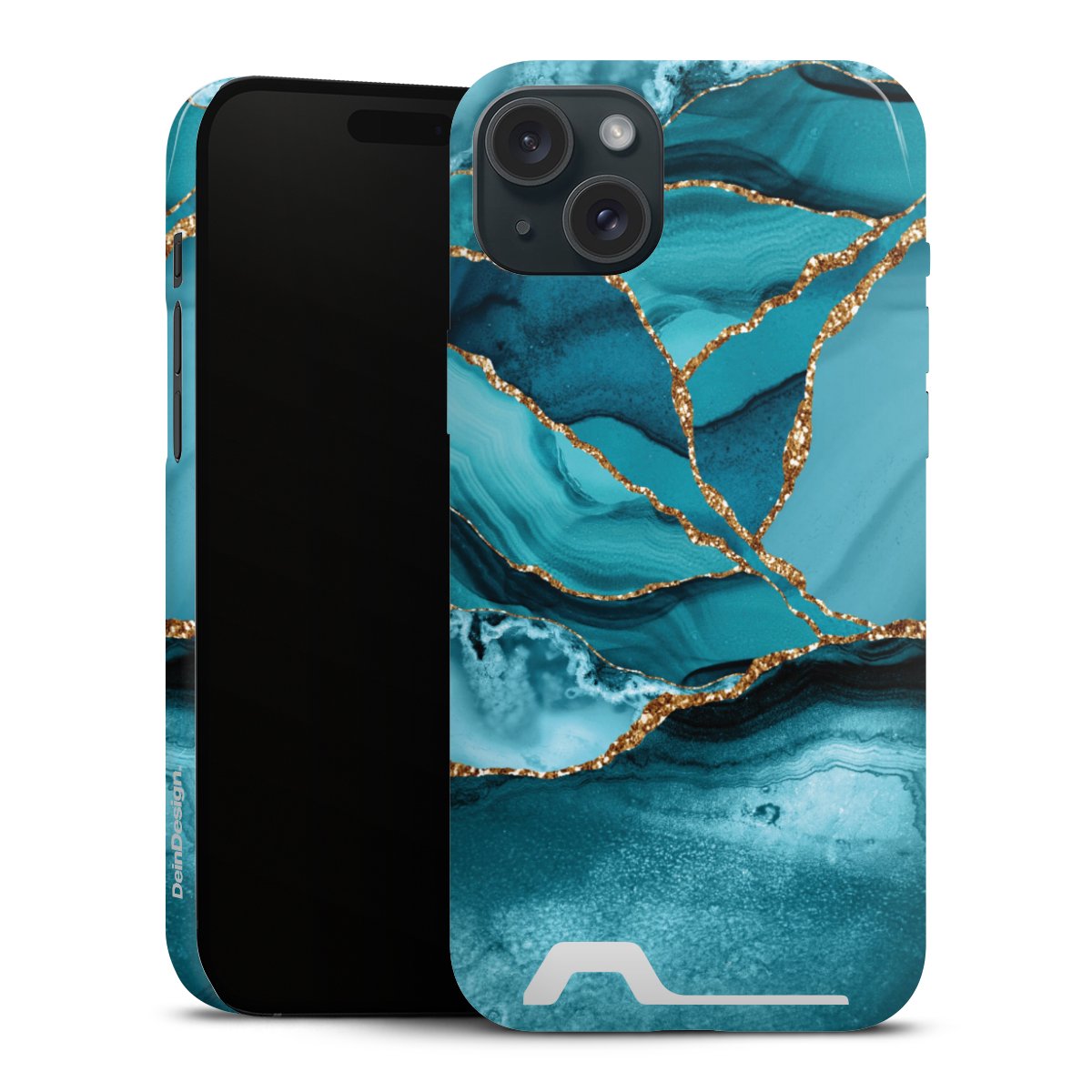 Eisblaue Marmor Landschaft