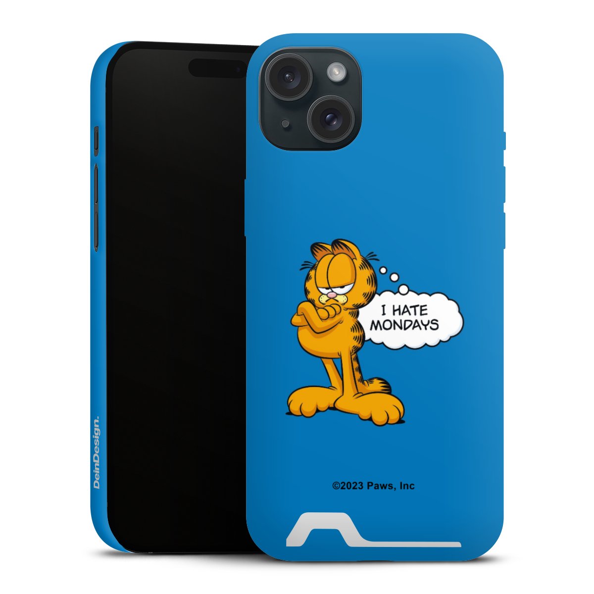 Garfield Ik haat maandagen blauw