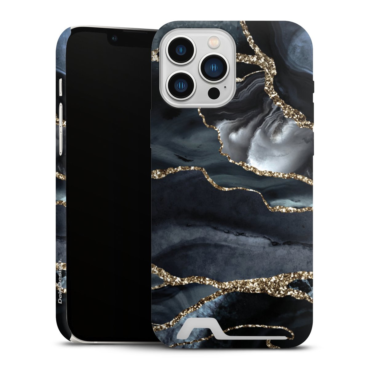 Or marbré foncé Aspect pailleté