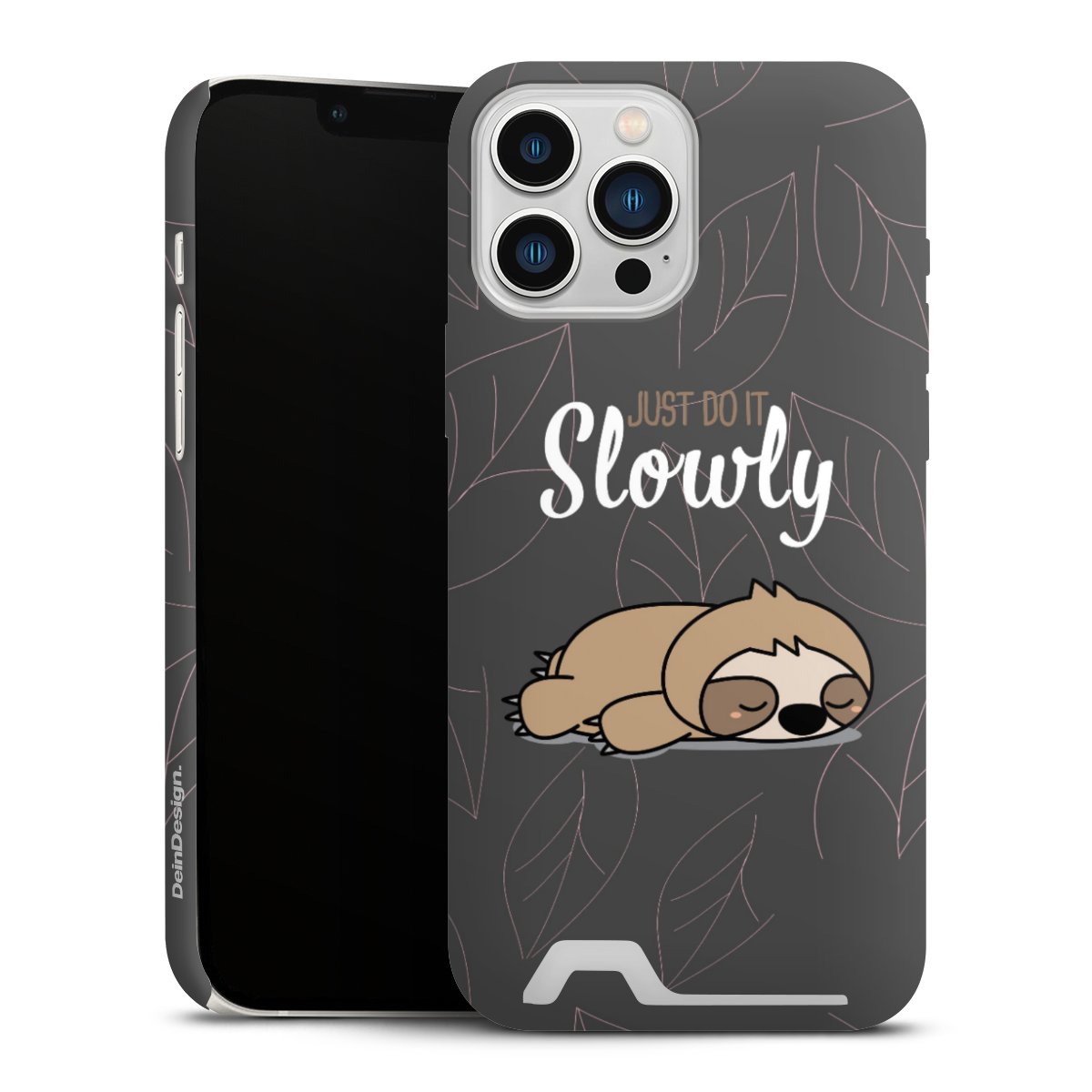 Just Do It Slowly Sloth Grey