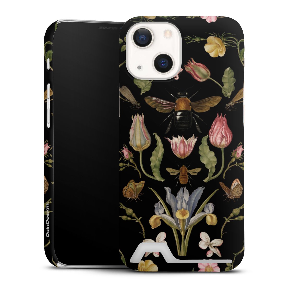 Veldbloemen en Bijen Zwart