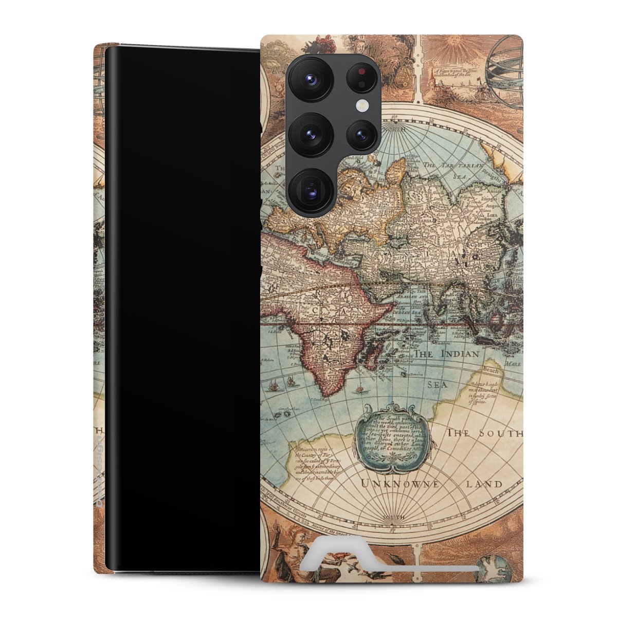 Mappa del mondo vintage