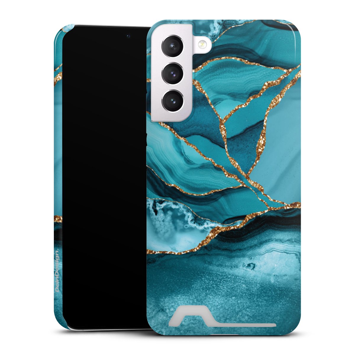 Eisblaue Marmor Landschaft