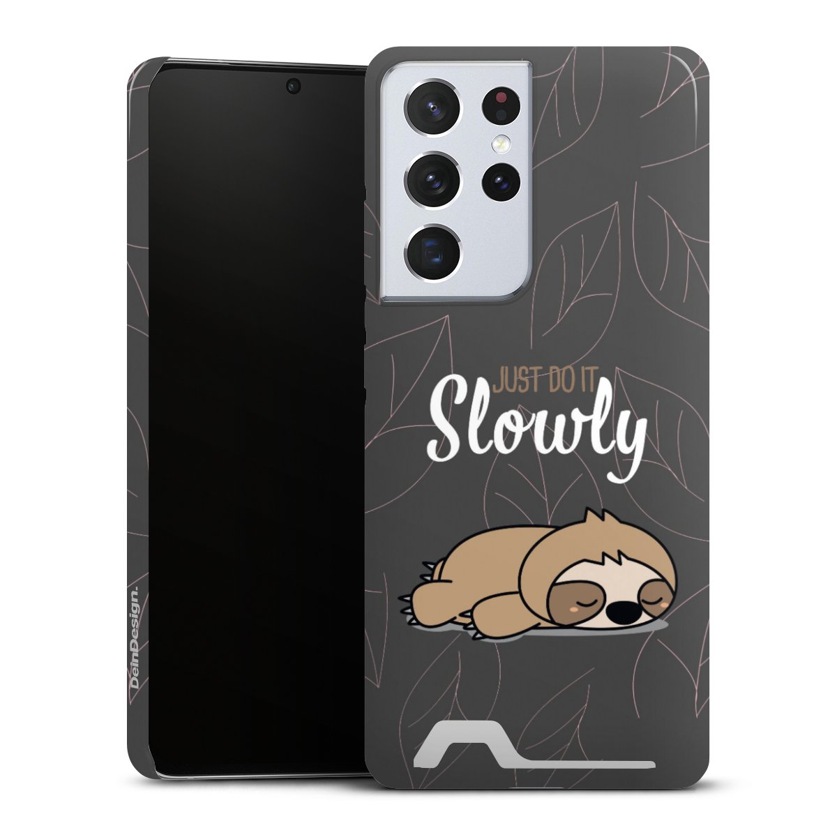 Just Do It Slowly Sloth Grey